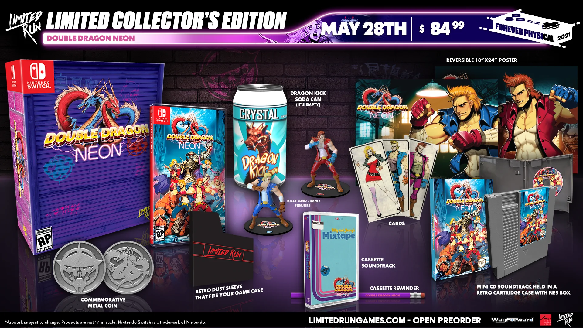 Switch Limited Run #108: Double Dragon Neon Classic Edition