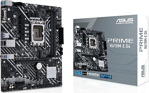 Asus Prime H610M-E D4 Intel LGA1700 DDR4 Micro ATX Anakart