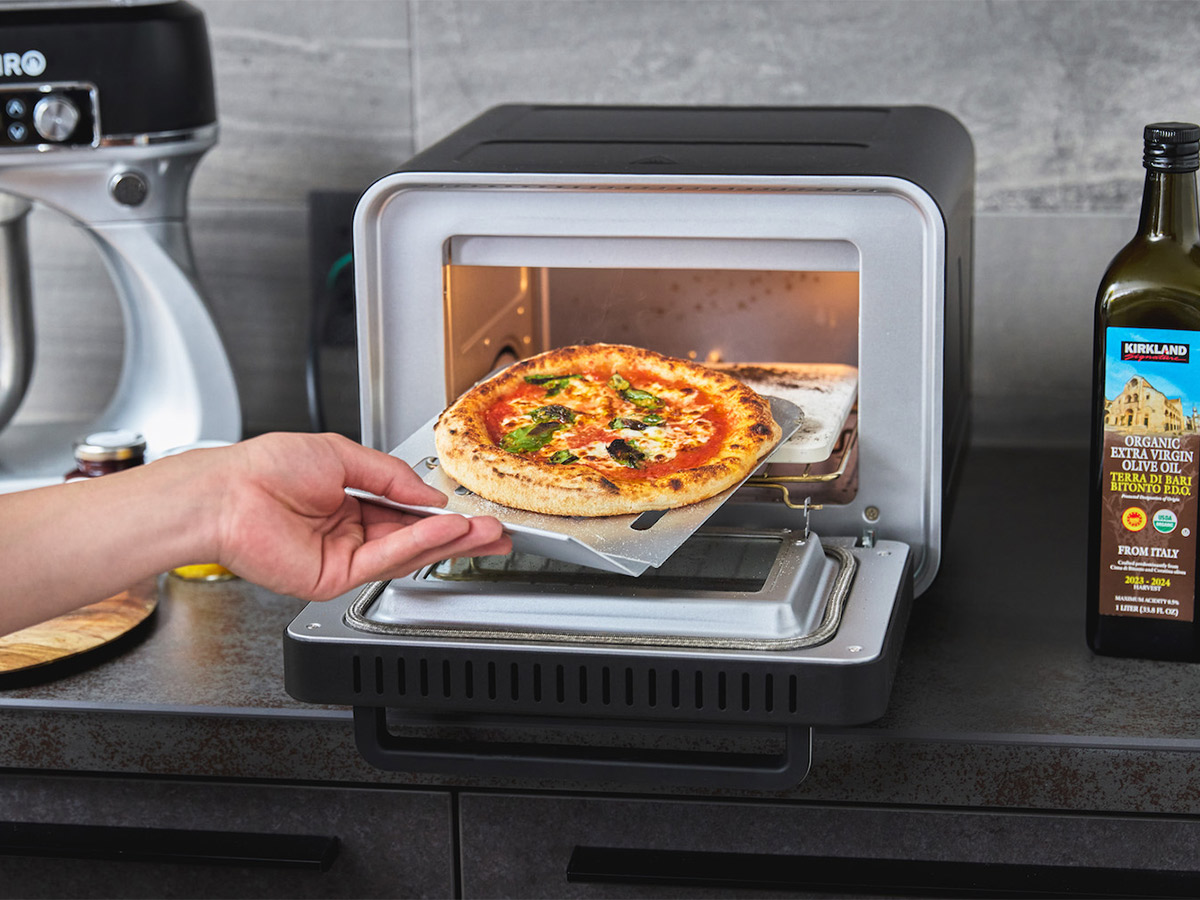 家で本格的な石窯ピザが食べたい？ その願い、「電気式窯焼名人mini
