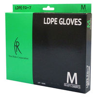 ファーストレイト LDPEグローブ 片エンボス クリア ポリエチレン LL