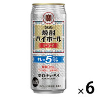 ハイボール 焼酎ハイボール キレの5％ ドライ 缶 500ml 6本 - アスクル
