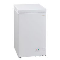 アイリスオーヤマ 前開き 1ドア ノンフロン 冷凍庫 85L IUSD-9B-B
