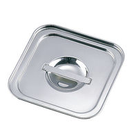 三宝産業 18-8深型角キッチンポット (手付) 27cm AKK06027 1個 - アスクル