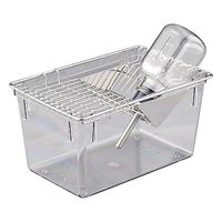 シナノ製作所 マウス飼育ケージ 182×260×128mm SN-800 1式 1-3352-02