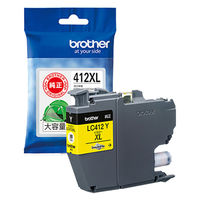 ブラザー（brother） 純正インクカートリッジ LC412XLC シアン 大容量