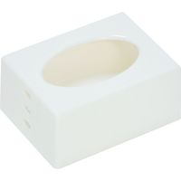 伊勢藤 ポケットティッシュケース ホワイト 4950672658503 1セット(12