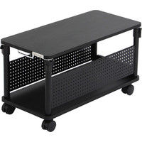 軒先渡し】 Bauhutte 昇降式L字デスク ブラック 幅320×奥行き670×高さ