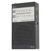 廣華物産 AM/FMホームラジオ HR-K73 1台 - アスクル