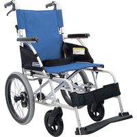幸和製作所 車いす ハンドブレーキ付アルミ製介護車(背折れタイプ) B