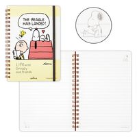 日本ホールマーク ノート スヌーピー イエロー 830922 1セット(6冊