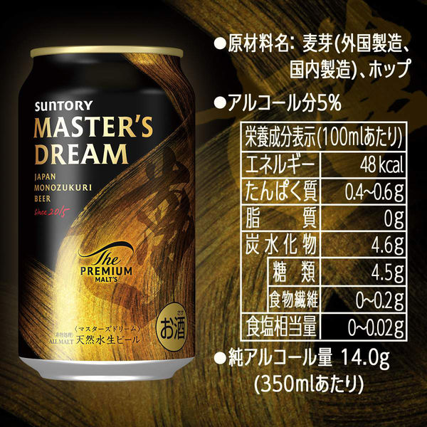 ビール プレミアムビール ザ・プレミアム・モルツ マスターズドリーム