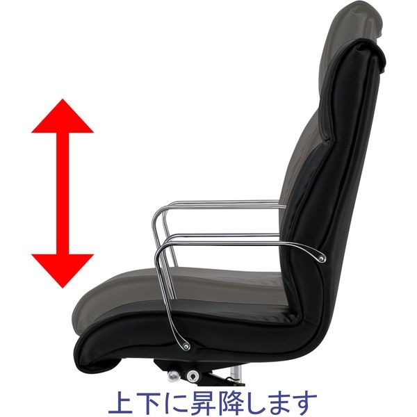 TOKIO ハイバックレザーチェア 1脚 - アスクル