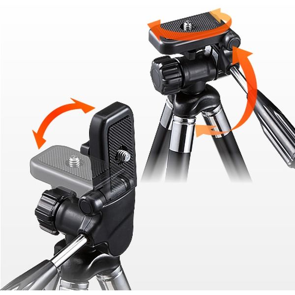 サンワダイレクト カメラ三脚（コンパクト・軽量・ビデオカメラ対応