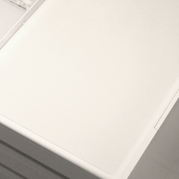 プラス ななめカットデスクマット OAエコノミー クリアタイプ小（990