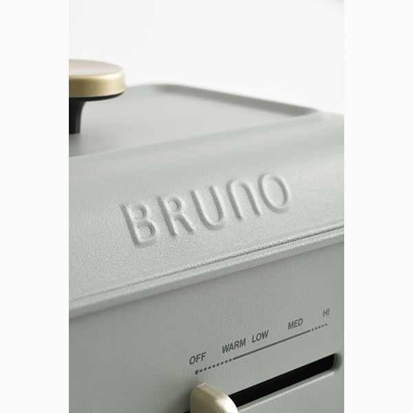 BRUNO コンパクトグリルホットプレート(グリーン) BOE109-GR 1個