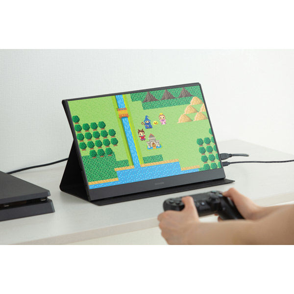 アイリスオーヤマ ポータブルモニター ILD-A16262KS-B 1台（直送品