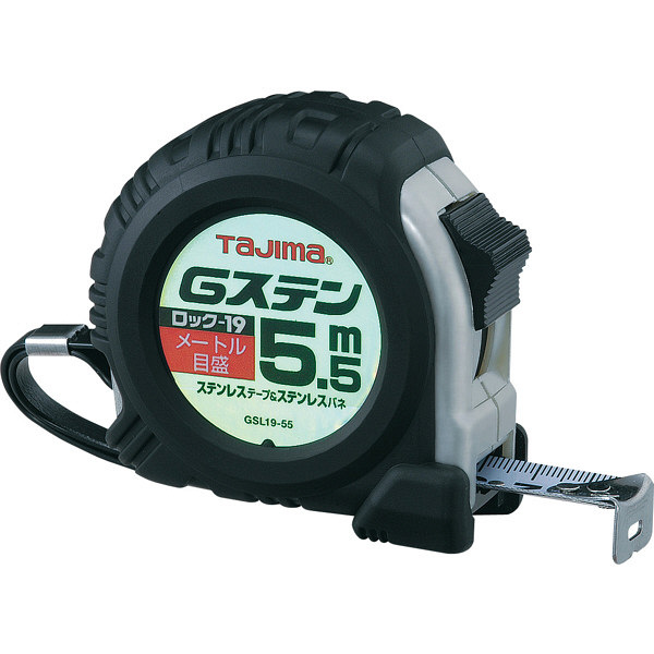 タジマ コンベックス Gステンロック-19 5.5m 19mm幅 メートル目盛