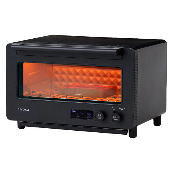 シロカ sirocaすばやきトースター ST-2D451Kブラック ST-2D451K 1台