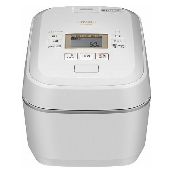 日立 炊飯器 RZ-V100FM W フロストホワイト 5.5合 圧力＆スチームIH