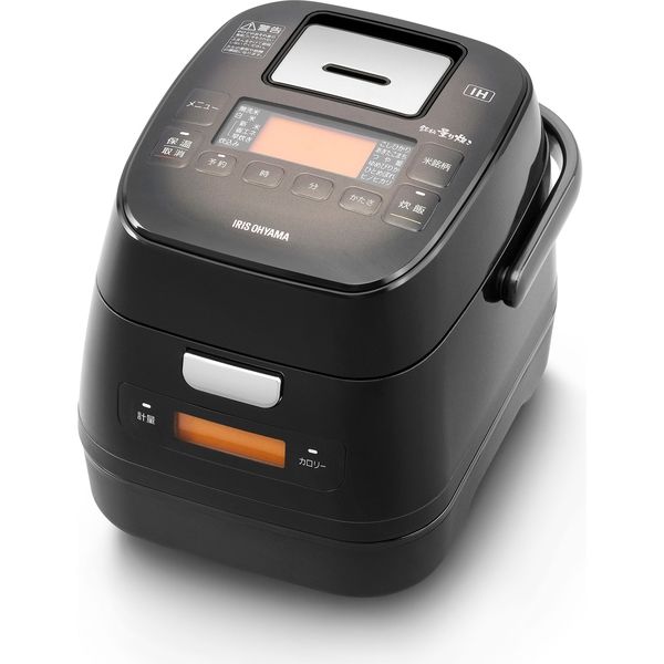 アイリスオーヤマ 分離式 量り炊き IHジャー 炊飯器 3合 RC-IM30-B 1台