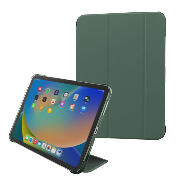 11インチiPad (A16)/iPad (第10世代) スタンド可能 背面ハーフクリア
