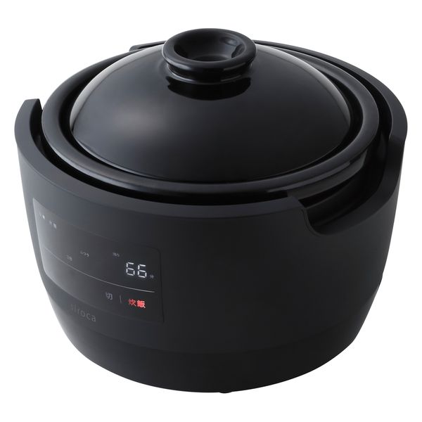 シロカ 長谷園×siroca かまどさん電気 SR-E111（K） 1台 - アスクル