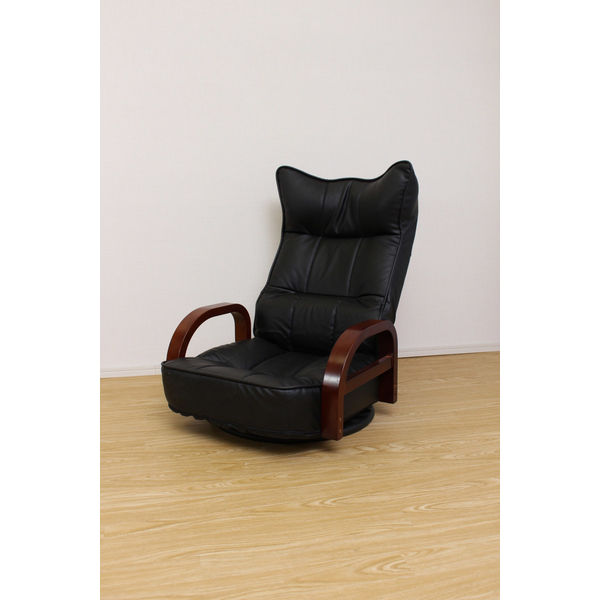 谷村実業株式会社 リクライニング回転座椅子 ロータイプ TAN-116L 1個