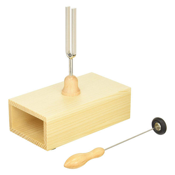 WITTNER 共鳴箱付き音叉 チューニングフォーク A=440Hz ハンマー付き