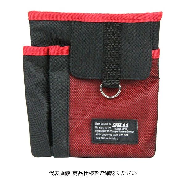 藤原産業 SK11 シザーケース M レッド Fー741 RED 1セット(3個)（直送