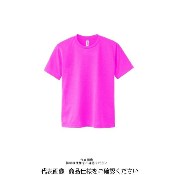 トムス ドライTシャツ 蛍光ピンク L 00300-ACT-049-L 1セット(2枚
