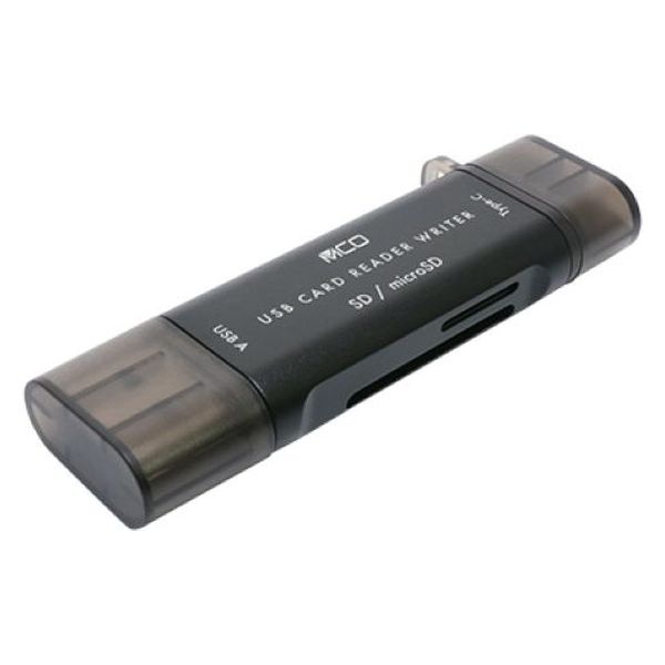 ナカバヤシ SD・microSD カードリーダー ライタ Type-C USB-A 両対応