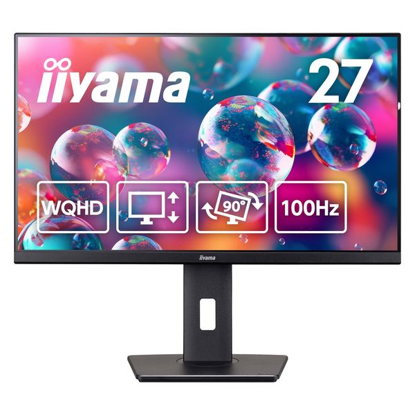 iiyama 27インチ液晶モニター 上下昇降機能/画面回転機能 XUB2792QSU