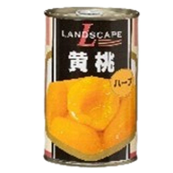 マックストレーディング 黄桃ハーフ 4988411000375 1パック(24缶×4号