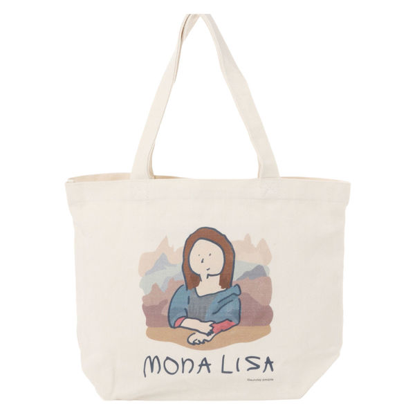 世界の名作）トートバッグ（L） モナリザ LAKOLE/ラコレ - アスクル