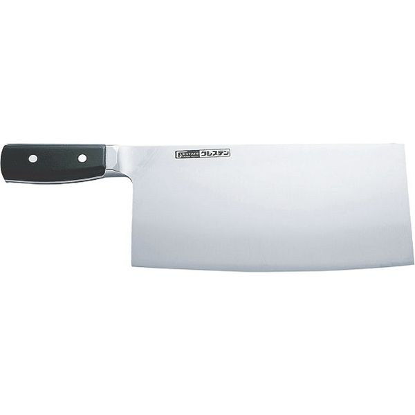 ホンマ科学 グレステン 中華包丁 刃渡22cm 130030（直送品） - アスクル