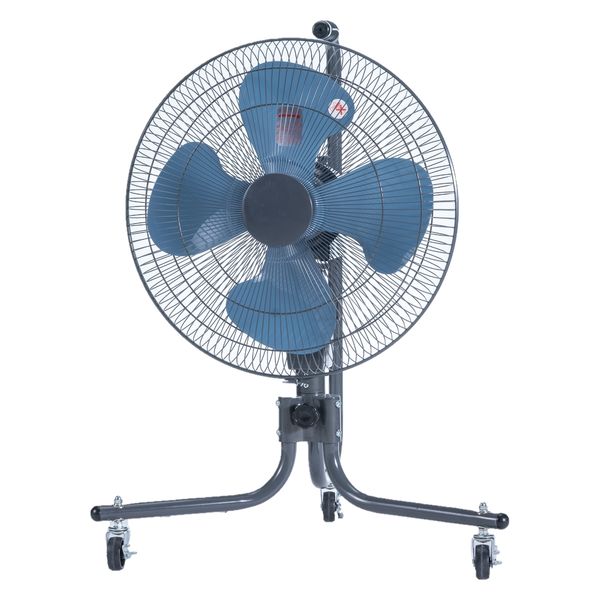 ナカトミ 45cm 工場扇 キャスター式 風量3段階 アッシュブルー TZC-45P