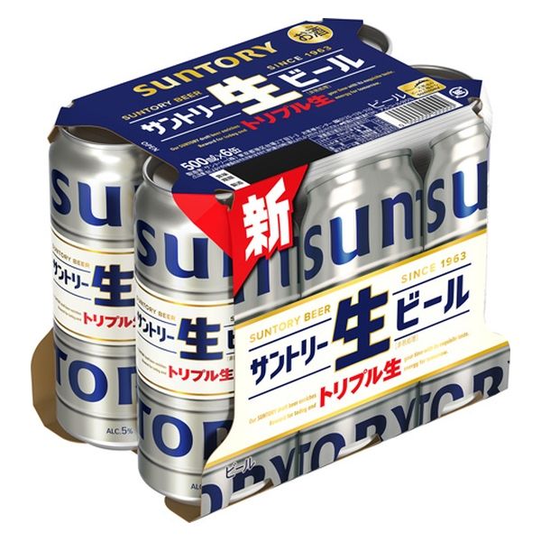 サントリー 生ビール 6缶 500mlx6 x4 4901777392793 1セット(6缶パック
