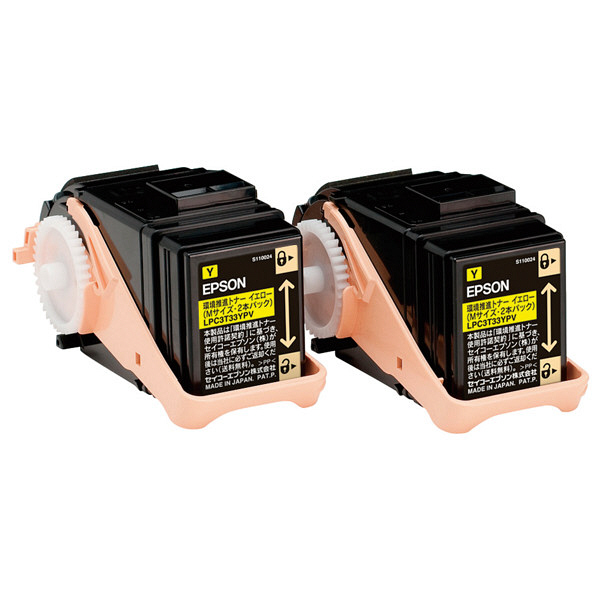エプソン（EPSON） 純正トナー 環境推進トナー LPC3T33YPV イエロー 1