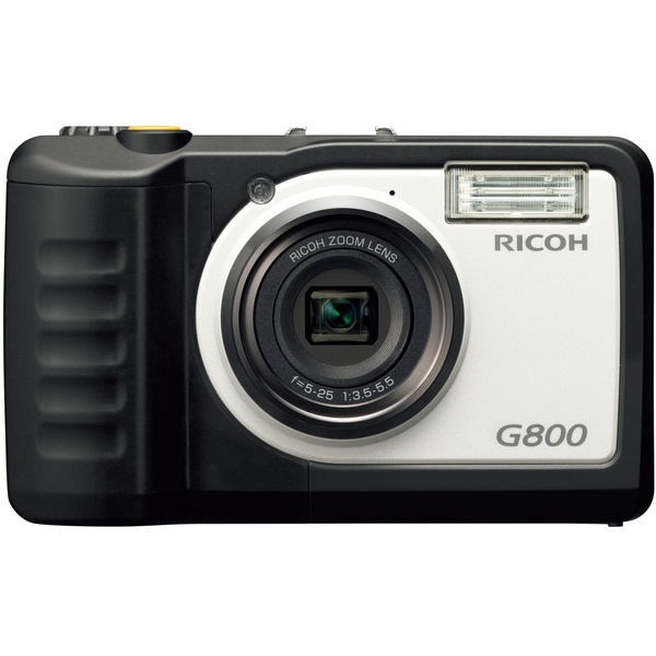 リコー デジカメ G800+DB-65 SET ホワイト バッテリー追加セット