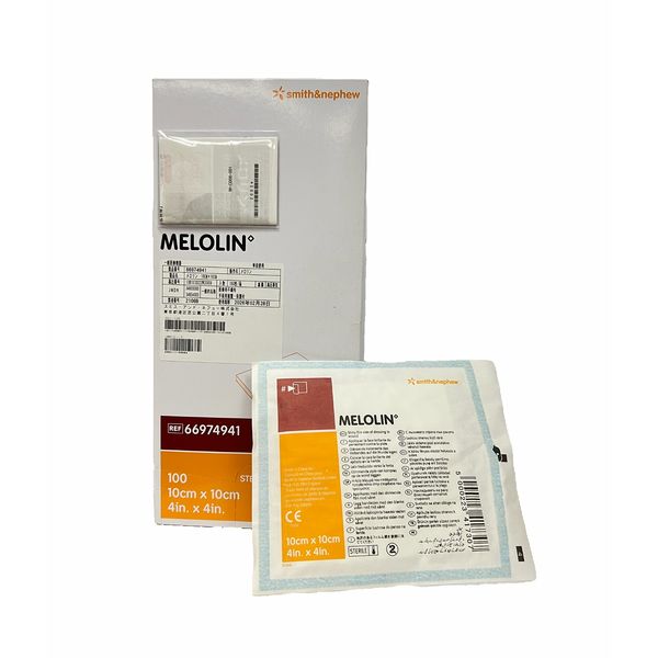 ガーゼ 非固着性 メロリン 10cm×10cm 100枚 66974941 スミス・アンド