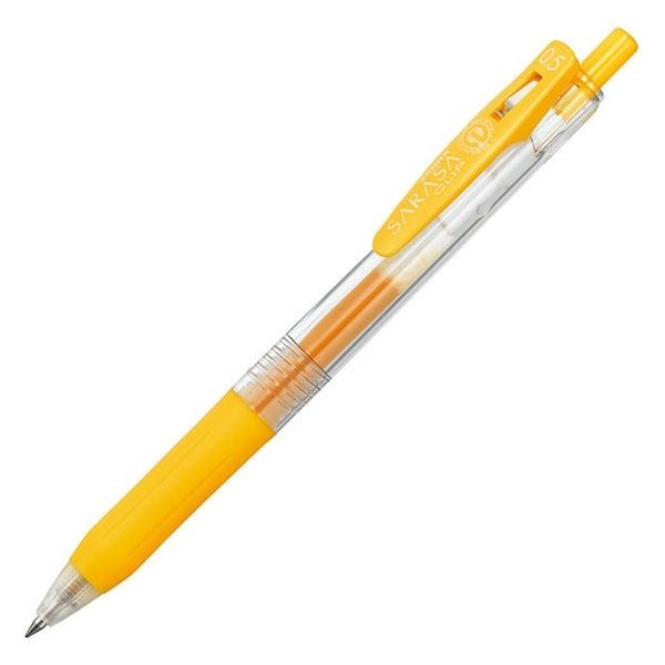 ゼブラ サラサクリップ 0.5mm 黄 JJ15-Y - アスクル