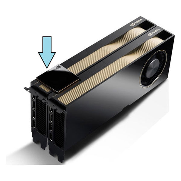 GPUインターコネクト NVIDIA NVLink Bridge 2スロット (Ampere