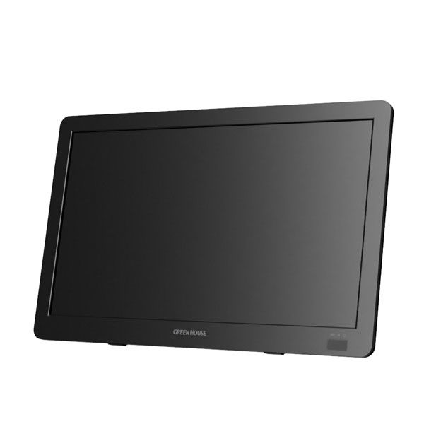 グリーンハウス 14インチポータブルテレビ ブラック GH-PTV14A-BK 1台