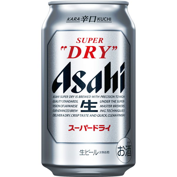 アサヒスーパードライ 350ml 1箱（24缶入） アサヒビール - アスクル