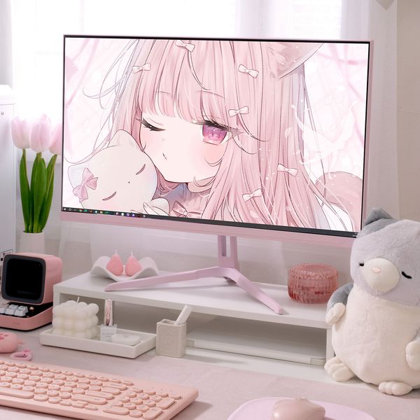 Pixio ゲーミングモニター 23.8インチ 200Hz IPS ピンク PX248WAVEK-O