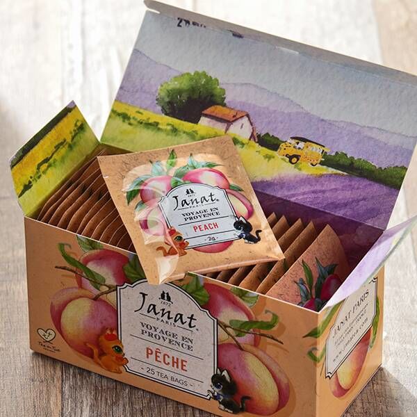 Janat（ジャンナッツ） プロヴァンスシリーズ ピーチ 1箱（25バッグ入