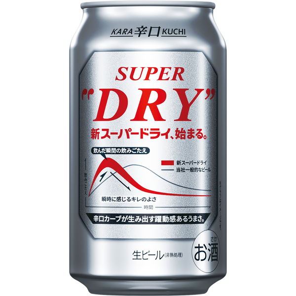 アサヒスーパードライ 350ml 1箱（24缶入） アサヒビール - アスクル