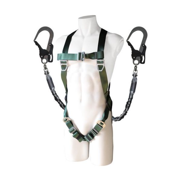 フルハーネス 鳶忍者2セット 鳶忍者、じゃばらストレッチフルハーネス