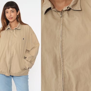 Polo Ralph Lauren Jacket 90s Khaki Sport Jacket | Shop Exile