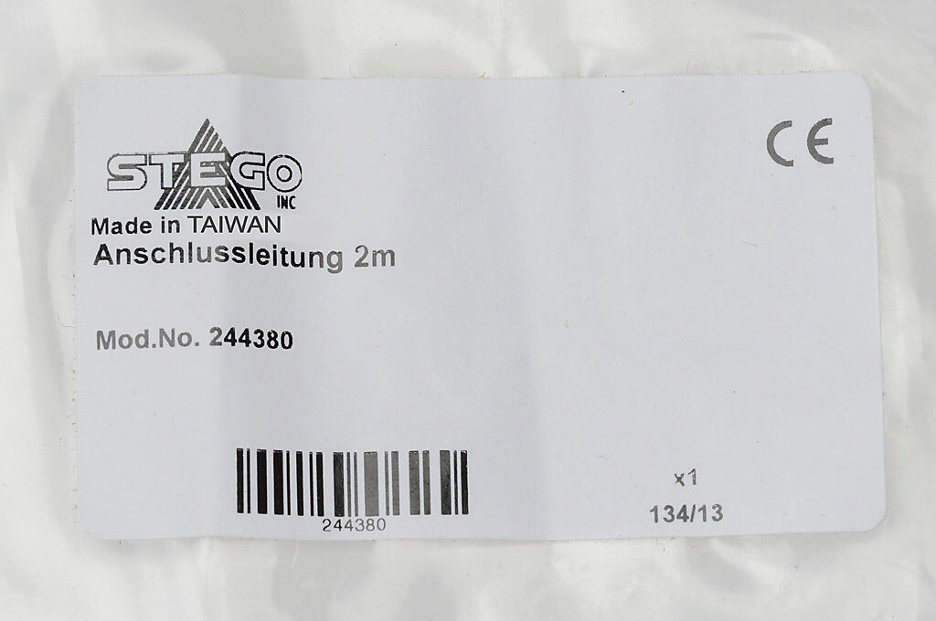 Cable: for 0320xx-0x 1000W compact PTC fan heaters, 6.5ft/2m cable